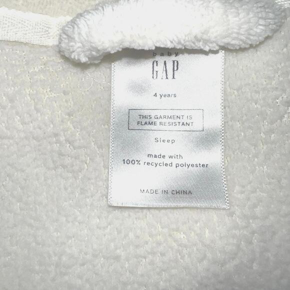 Baby Gap Princess Mouse hooded fleece robe pockets & belt size 4 years Recycled - Picture 5 of 8